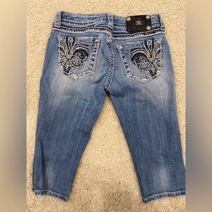 Miss Me Cropped Jeans/Shorts
